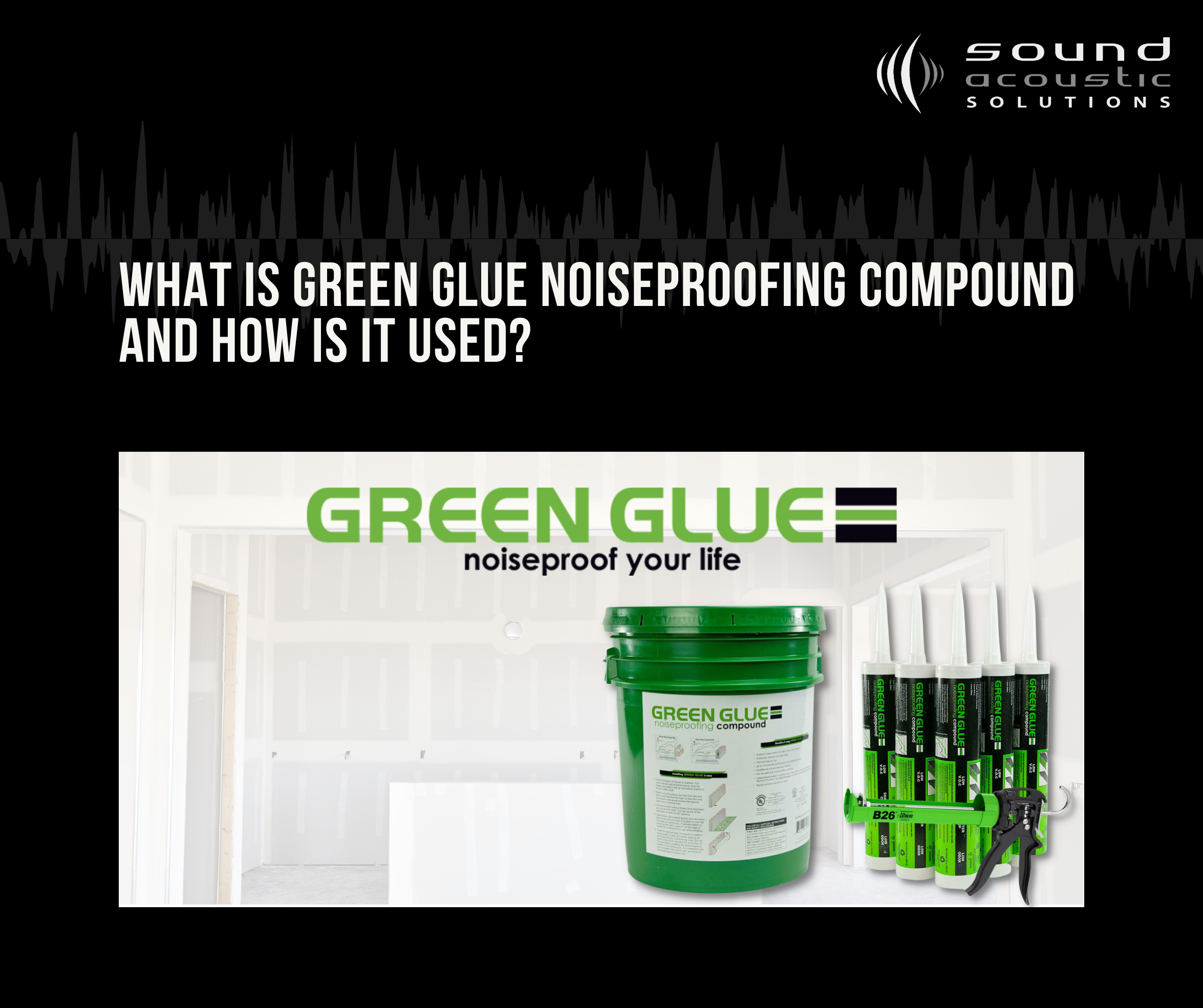 Green Glue Applicator Gun